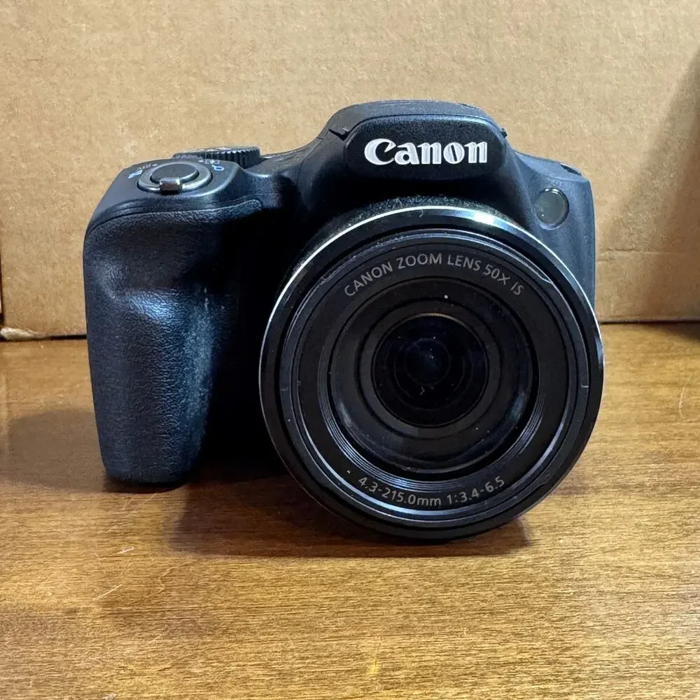 Canon PowerShot SX530 HS Digital Camera Black Case Tripod Battery 50X Lens Wifi
